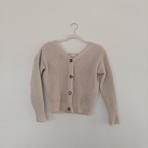 Moon & Madison Knit Sweater - Reversible V Neck Cozy Knit